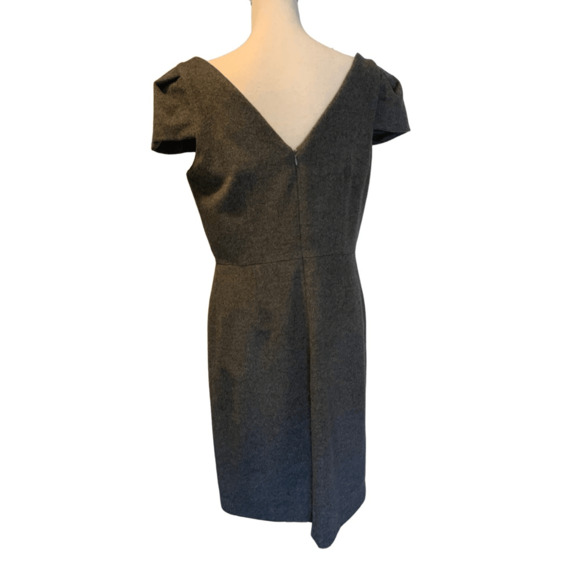 Gray Sheath Work Dress David Peck - Picture 2 of 10